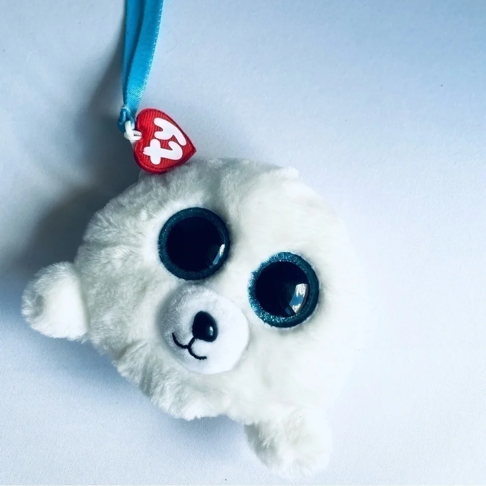 TY Icy Baby Seal Fashion Wallet Zip Closure for Kids, Girls and Boy